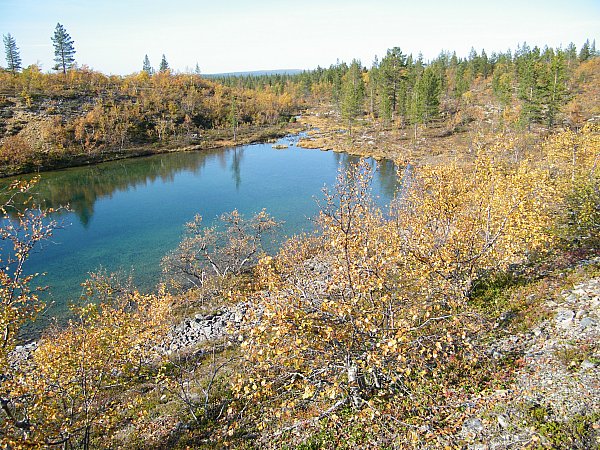 Tunturilampi Rumakuru - Laanila välillä