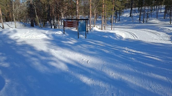 Risteys kuukkelilammelle