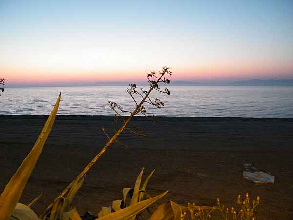 auringon lasku